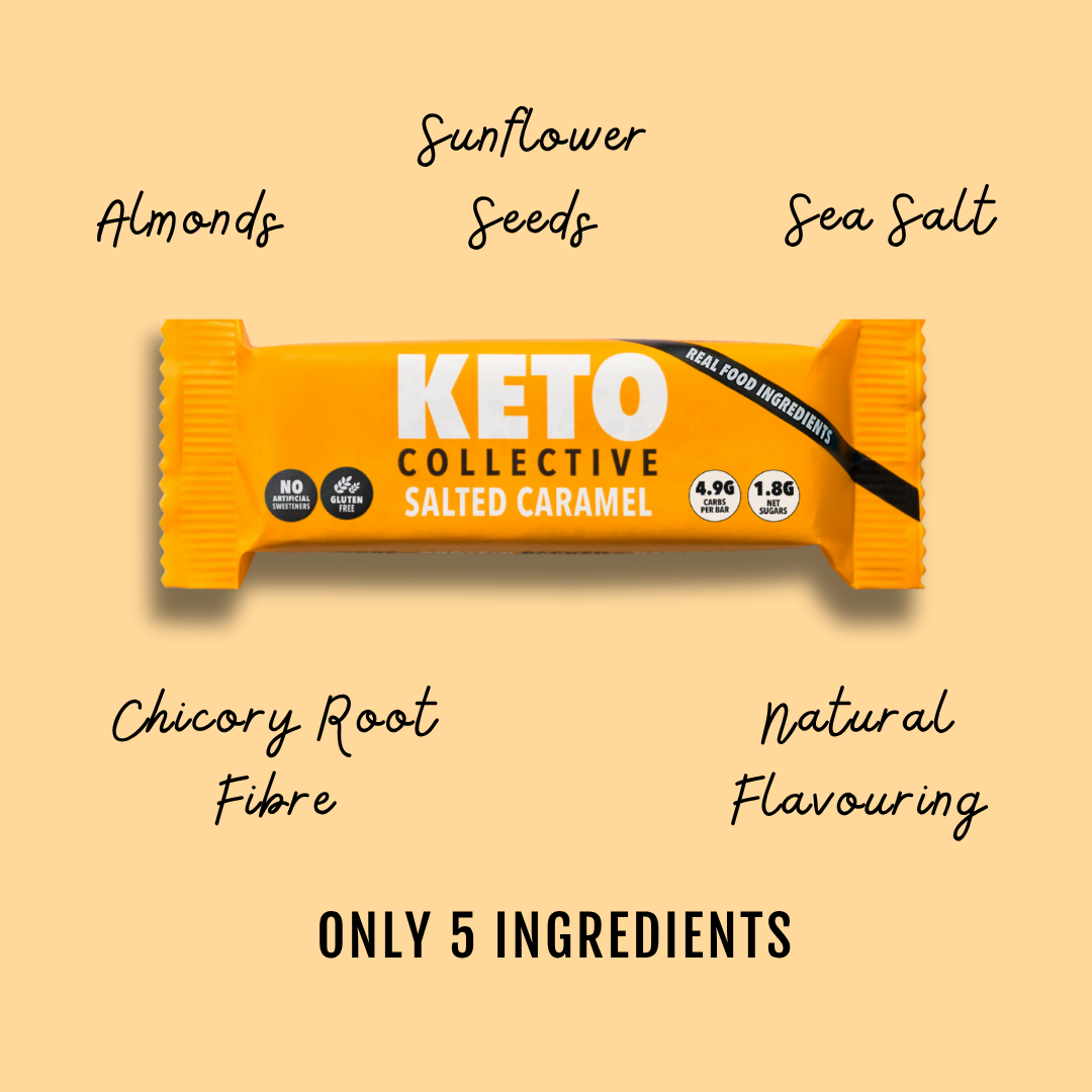SALTED CARAMEL KETO BARS (40g x 15)