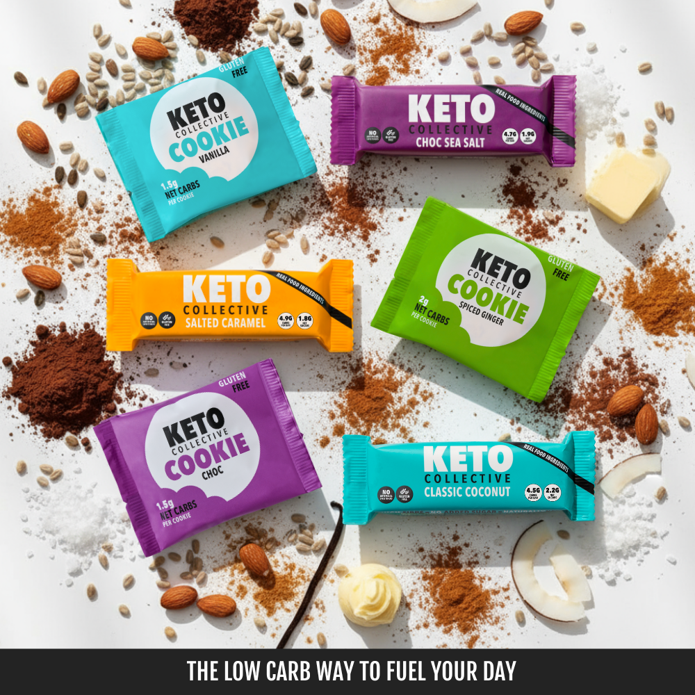 keto collective snacks bars and cookies