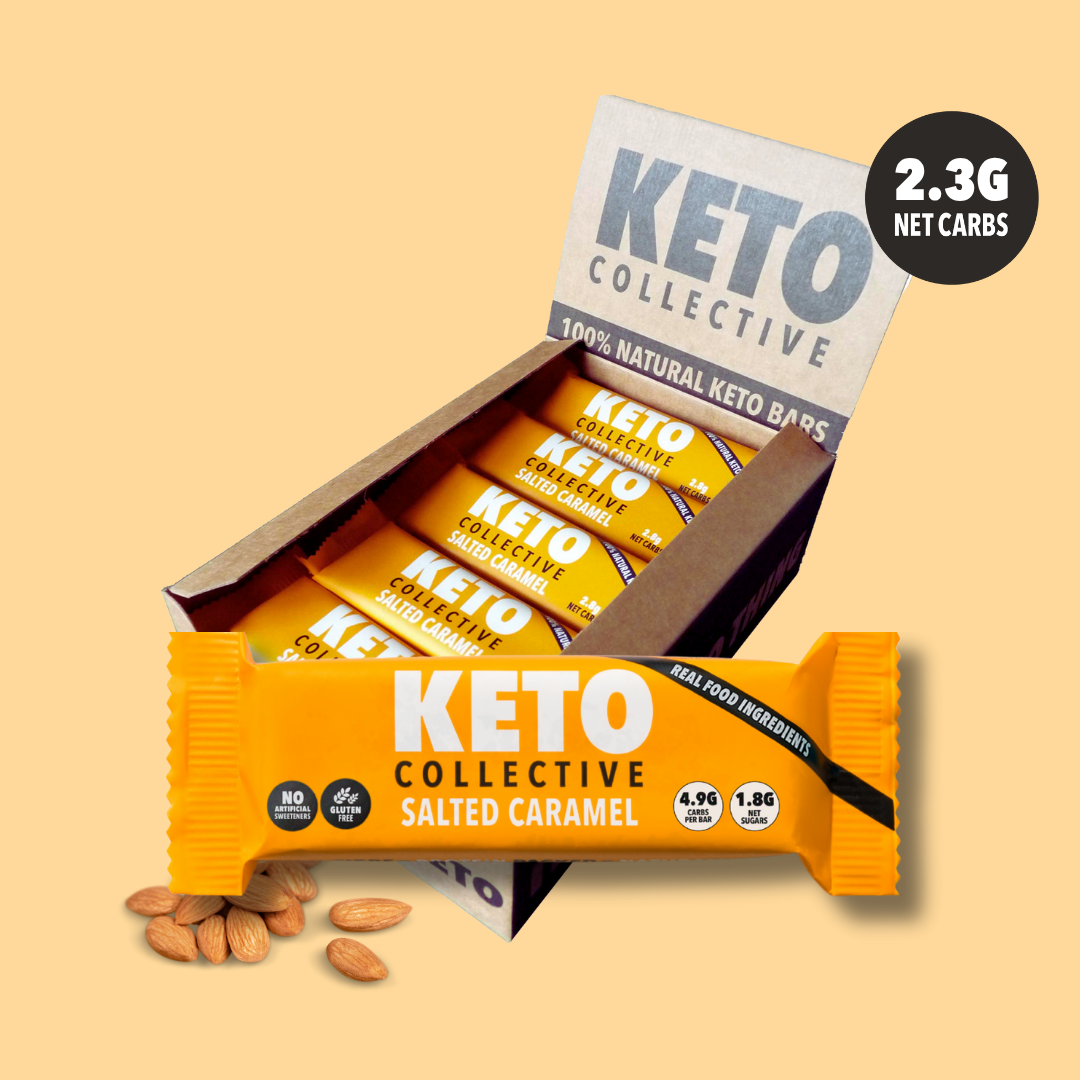 SALTED CARAMEL KETO BARS (40g x 15)
