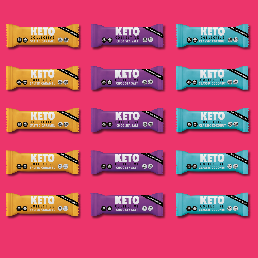 MIXED SELECTION OF KETO BARS (x 15)