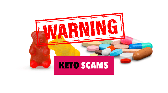 keto scam banner