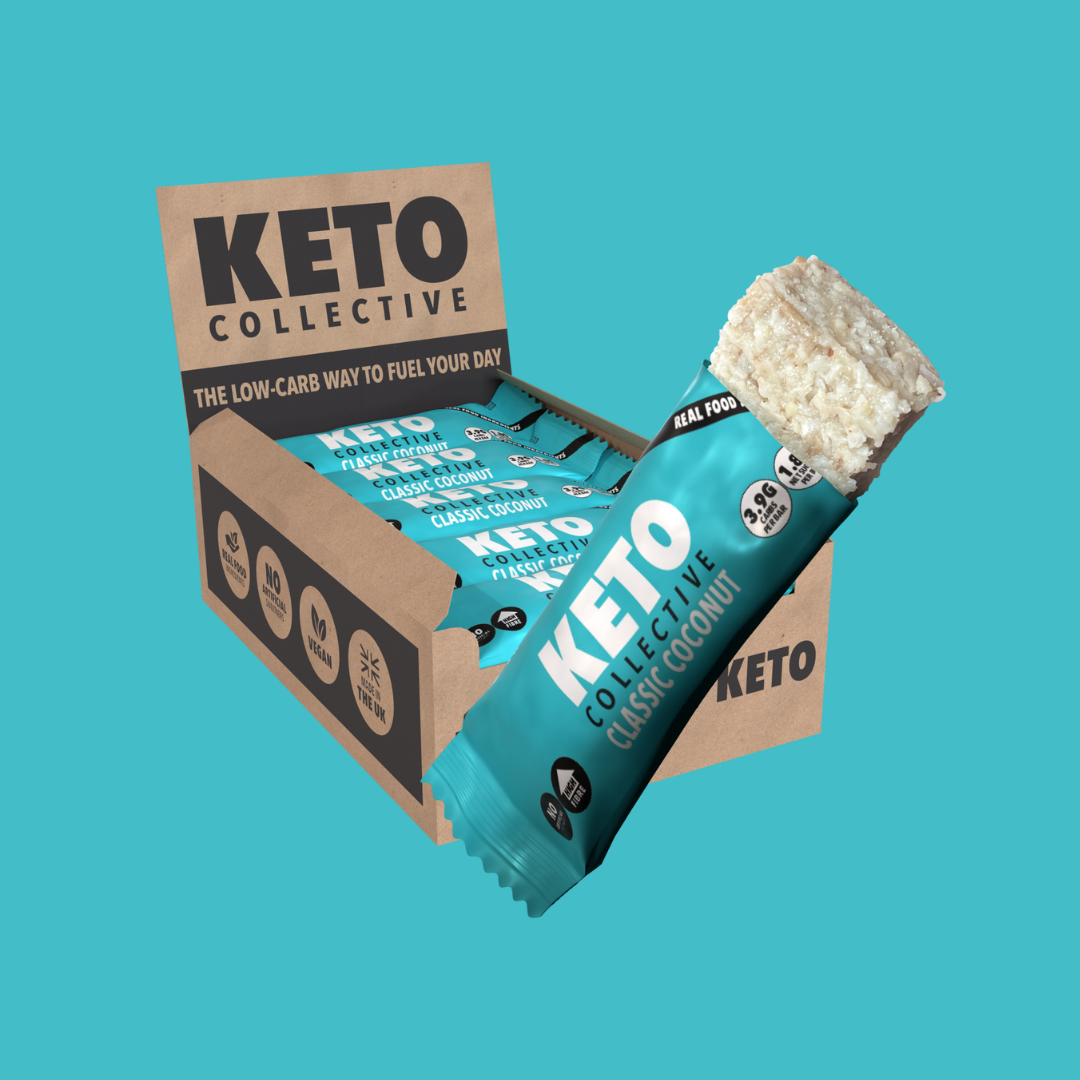 keto collective classic coconut keto bars in box