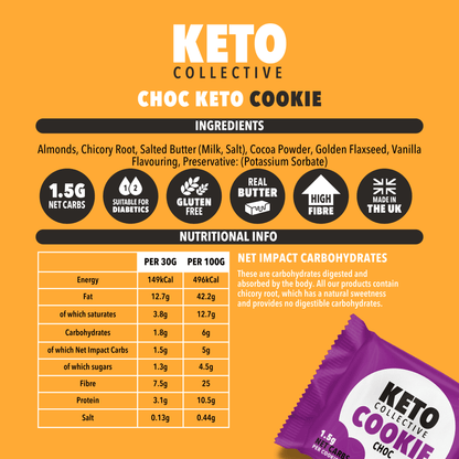keto collective choc keto cookie ingredients