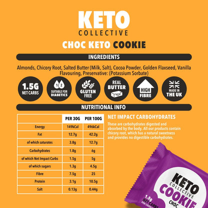 choc keto cookie ingredients