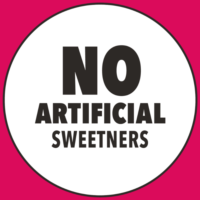 no artificial sweetners icon