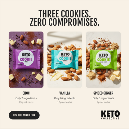 Choc Keto Cookies (12 x 30g)