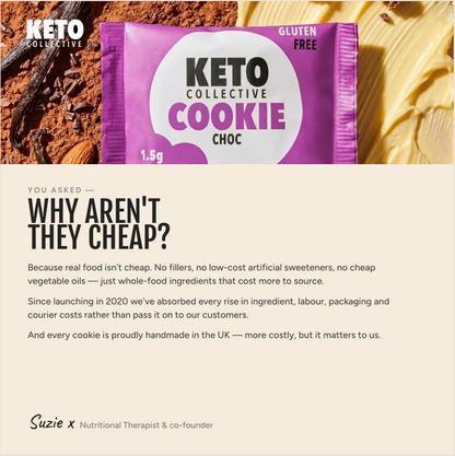 Choc Keto Cookies (12 x 30g)