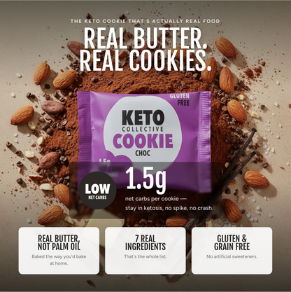 Choc Keto Cookies (12 x 30g)