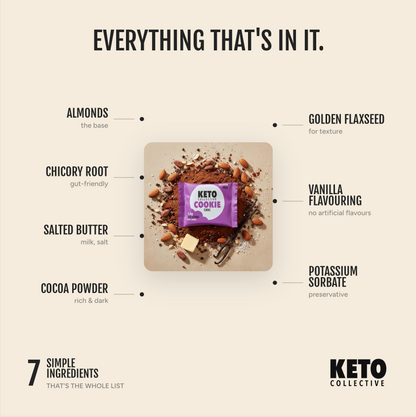 Choc Keto Cookies (12 x 30g)