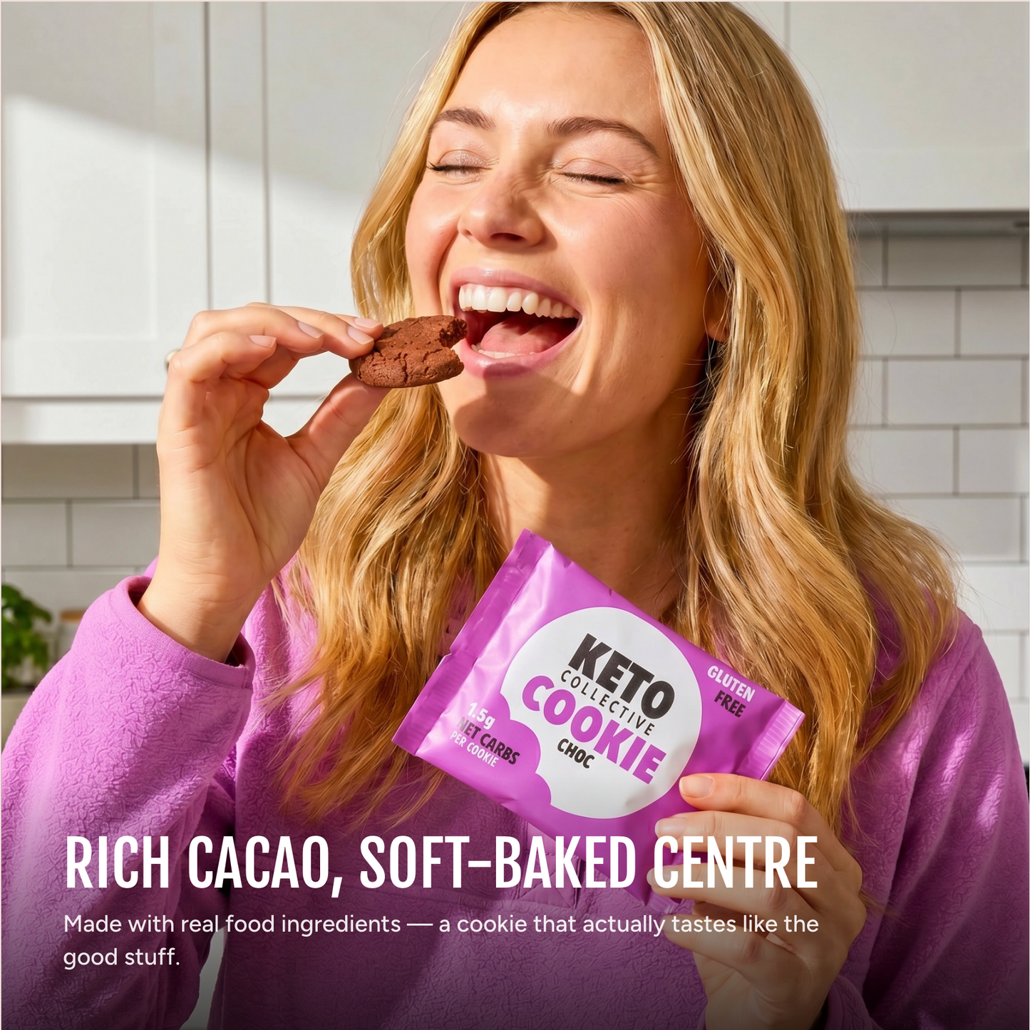 Choc Keto Cookies (12 x 30g)
