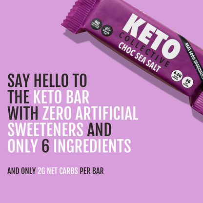 Choc Sea Salt Keto Bars (15 x 40g)