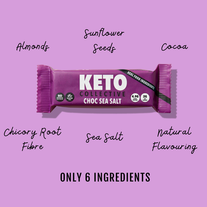 Choc Sea Salt Keto Bars (15 x 40g)