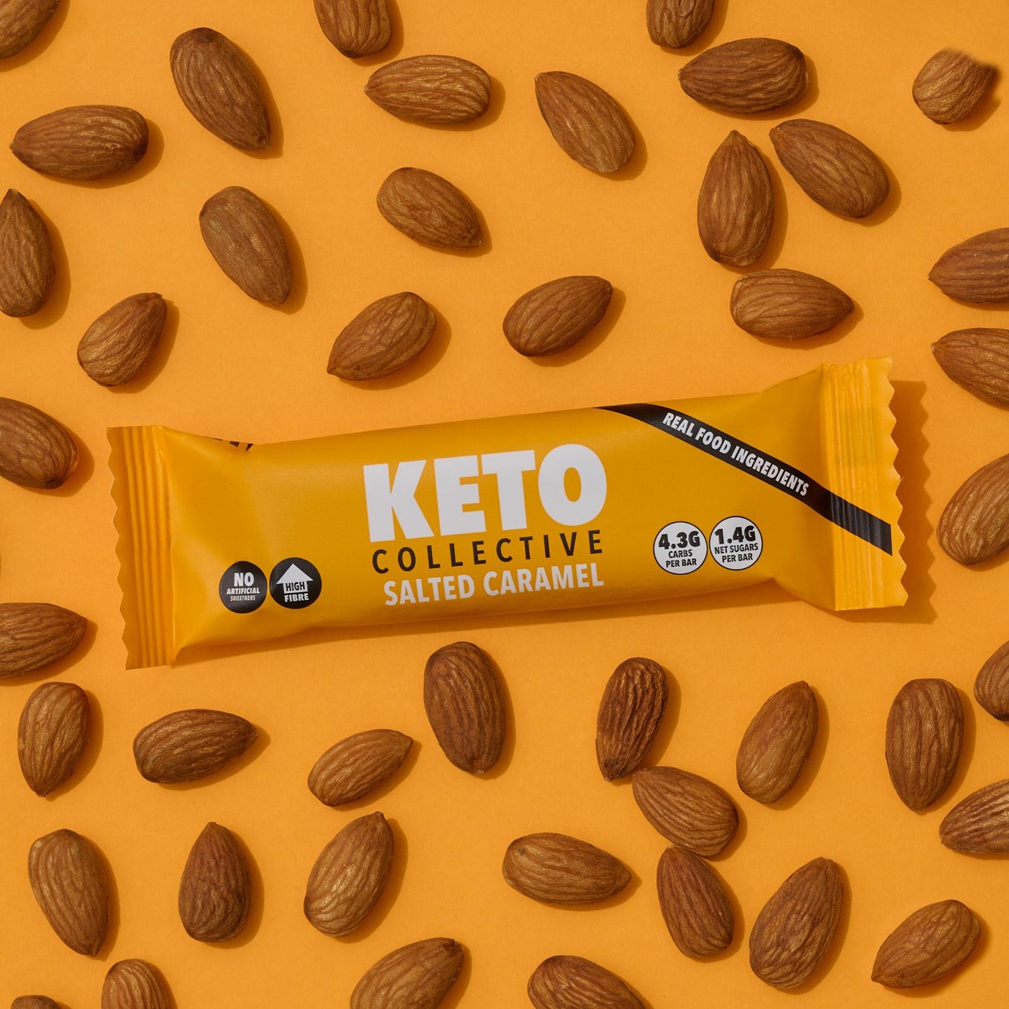 keto collective salted caramel keto bar