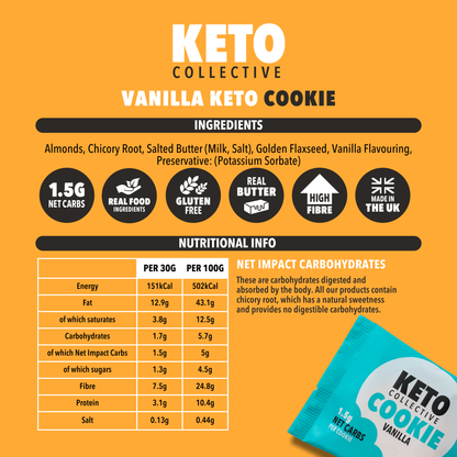 VANILLE-KETO-KEKSE (30g x 12) – EU-Versand