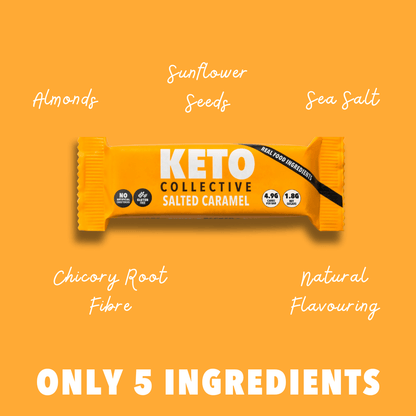 Gesalzene Karamell-Keto-Riegel (40 g x 15) – EU-Versand