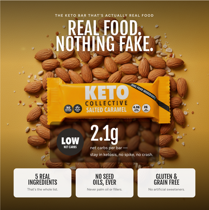 Salted Caramel Keto Bars (15 x 40g)