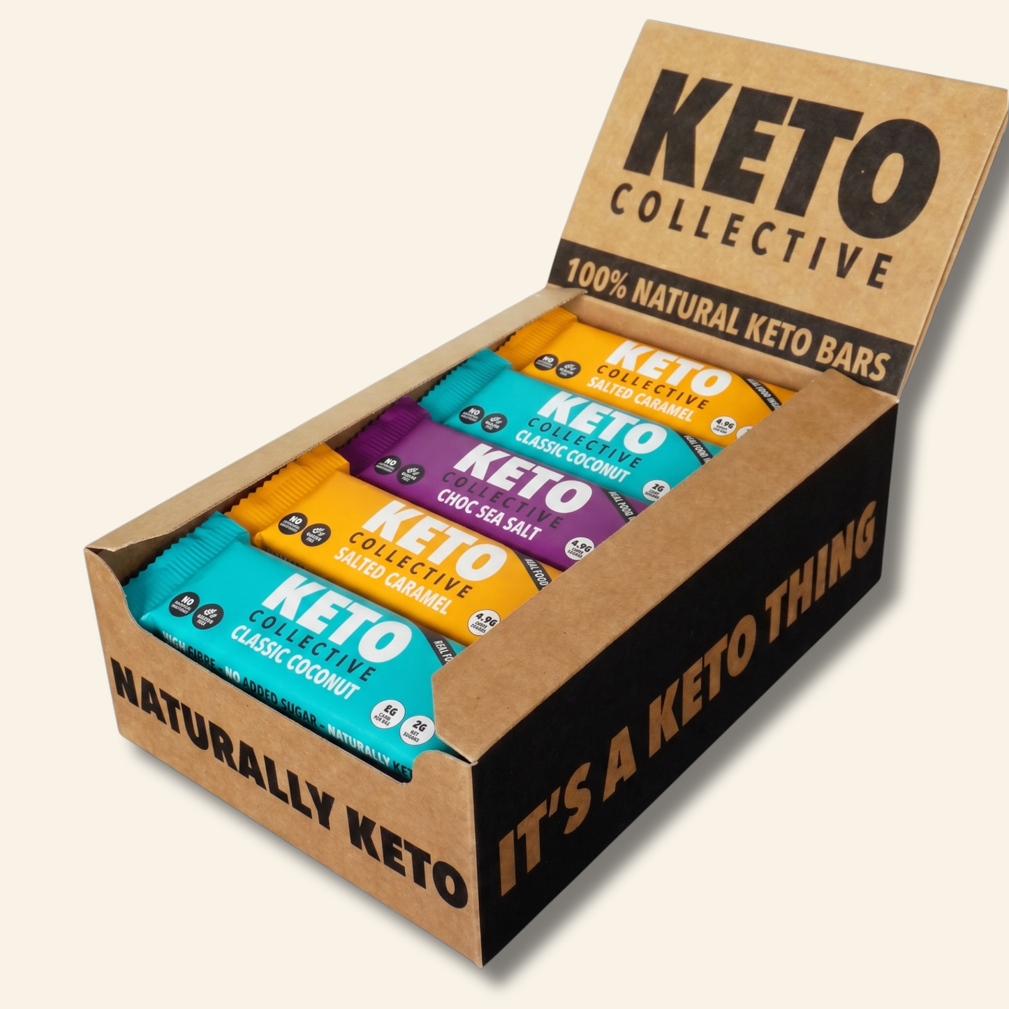 Keto Bars Mixed Box (15 x 40g)