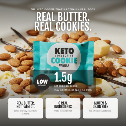Vanilla Keto Cookies (12 x 30g)