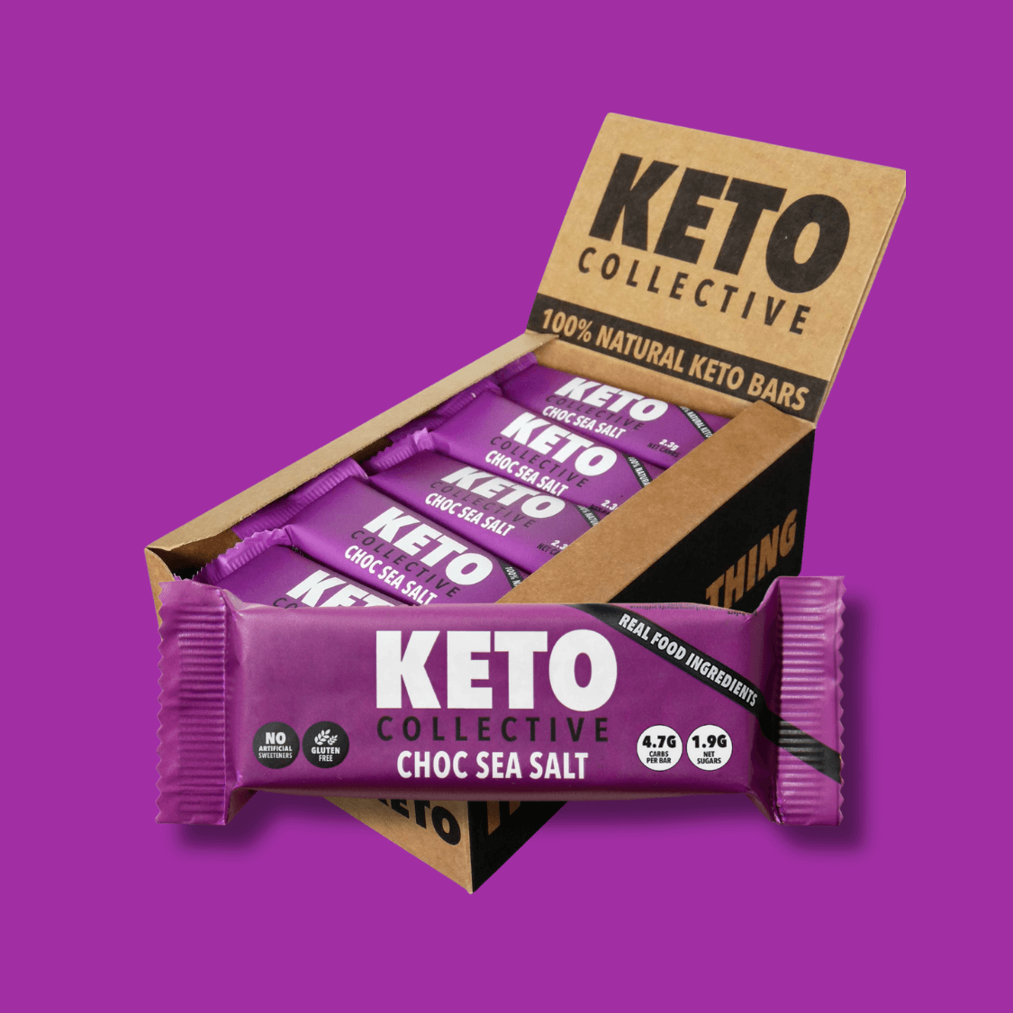 SCHOKOLADEN-MEERSALZ-KETO-RIEGEL (40 g x 15) – EU-Versand