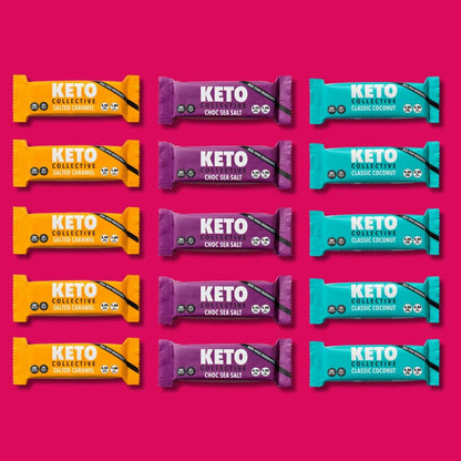 GEMISCHTE AUSWAHL AN KETO-RIEGELN (40g x 15) - EU