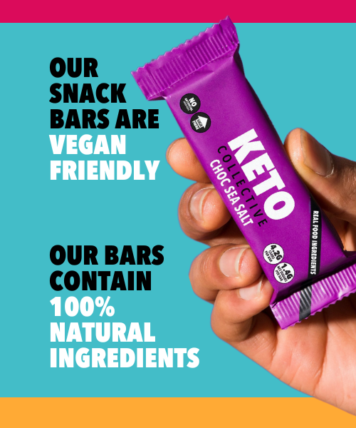 vegan snack bars banner vertical